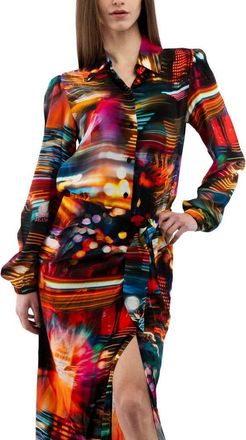 Moschino Womens Multicolor Viscose Casual Dress