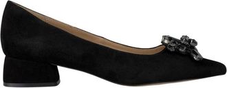 Alma En Pena Sieraad broche schoen - Dames - Pumps - Zwart - 37 EU - Schoenen