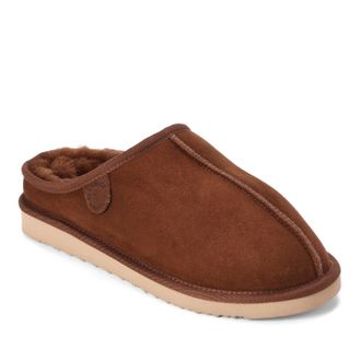 Dearfoams Fireside By Dearfoams Mens Grafton Genuine Shearling Clog