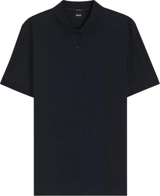 HUGO BOSS Tops, Heren, Blauw, S, Polo