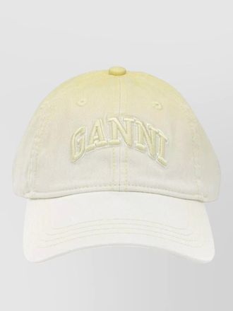 Ganni cotton baseball cap