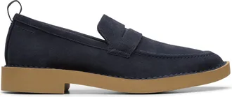 Clarks Martock Lo in Blue Suede