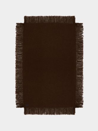 De Le Cuona Alpaca Fringed Bed Blanket (94.5in/2.4m)