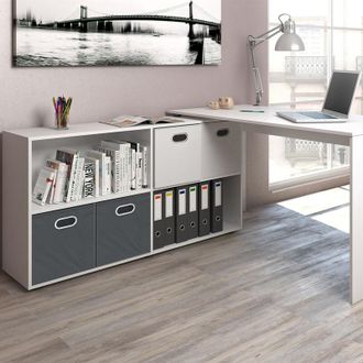 Vicco Escritorio De Esquina Flexplus, Blanco, 137 X 60 Cm