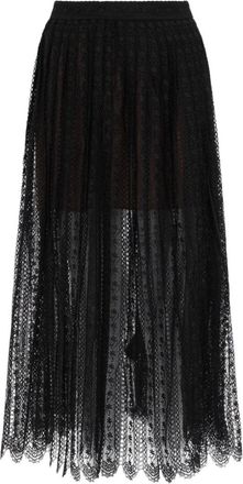 Self Portrait Lace Midi Skirt