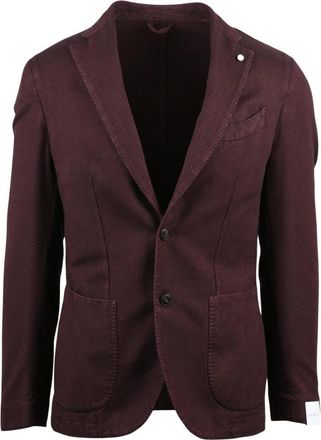 Luigi Bianchi Mantova Hombre, Chaquetas, Rojo, Talla: 2XL