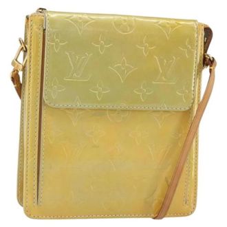 Louis Vuitton Pre-owned Cross Body Bags, female, Beige, Size: ONE SIZE Pre-owned Leather Pouch