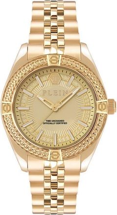 Philipp Plein Icon Chain Bracelet Watch, 43mm in Yellow Gold at Nordstrom