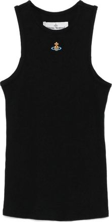 Vivienne Westwood 90s Orb-embellished Ribbed Tank Top