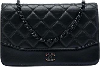Chanel Pre-owned Wallet on Chain - - Pre-owned - Donna - Nero - ONE SIZE