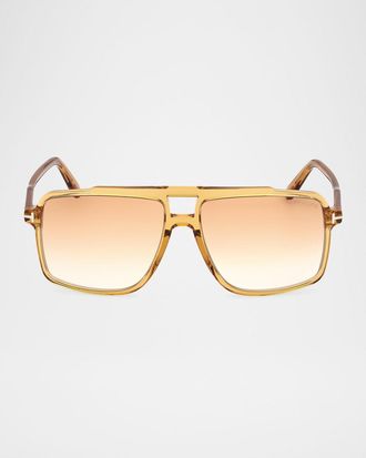 Tom Ford Kemp Aviator Sunglasses