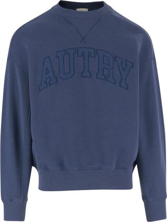 Autry Jersey Drone Sweatshirt - Heren - Sweatshirts - Blauw - L - Katoen - Hoodies & sweatvesten