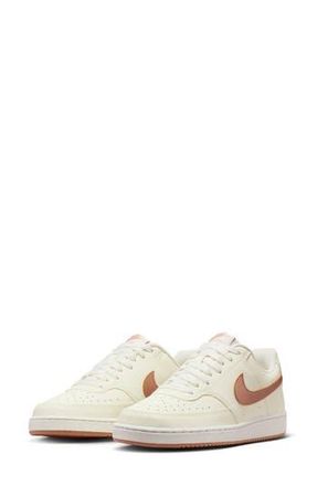 Nike Court Vision Low Sneaker in Sail/Red Bronze-Rose Gold at Nordstrom Rack, Size 10.5