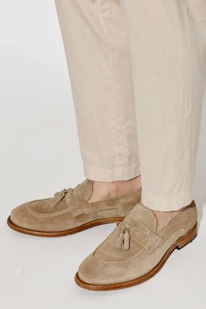 Eleventy Suede loafers Shoes, Mens, Beige