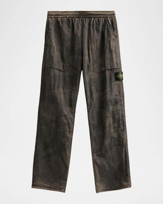 Stone Island Men & apos;s Camouflage Nylon Pants