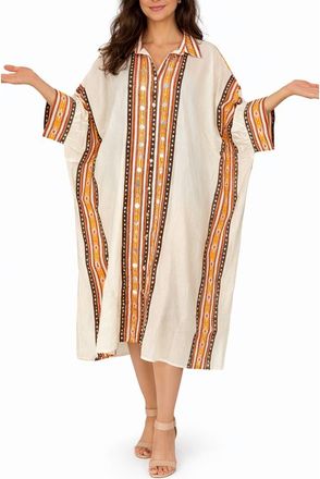 Ranee&rsquo;s Long Cotton Cover-Up in White at Nordstrom Rack
