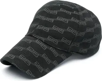 Balenciaga BB Monogram Cap Black Grey 704104410B21062