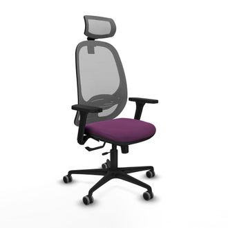Piqueras y Crespo Silla De Oficina Piqueras Y Crespo Cilanco Negro Brazos Ajustables