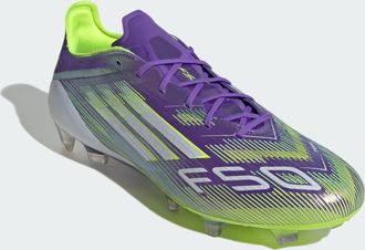 adidas adidas Performance Unisex F50 Elite Firm Ground Boots - Purple - Size UK 11.5