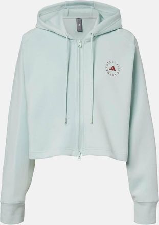 adidas by Stella McCartney aSMC Cro cotton-blend jersey hoodie
