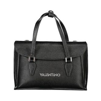 Valentino Handbags, female, Black, Size: ONE SIZE Structured Satchel