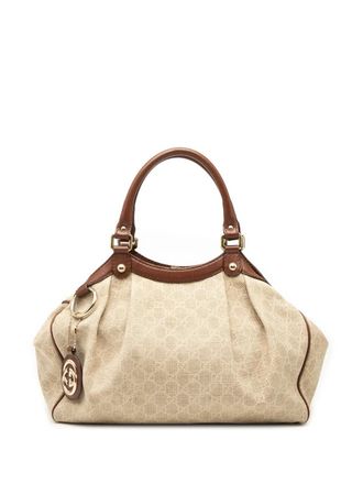 Gucci 2000-2015 Medium GG Canvas Sukey tote bag - Brown