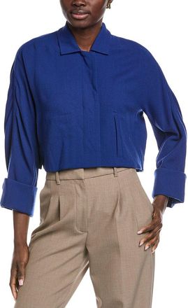 Akris Maela Wool Crop Top