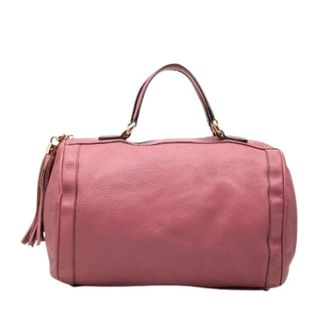 Gucci Pre-owned Boston Bag - Dames - Pre-owned - Roze - Maat: ONE Size Leer
