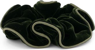Alexandre de Paris Romi Bronze Velvet Scrunchie at Nordstrom