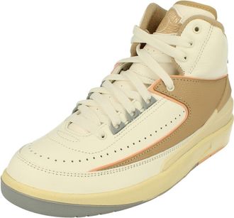 Nike Air Jordan 2 Retro Womens Trainers DX4400 Sneakers Shoes (UK 6.5 US 9 EU 40.5, sail Desert Sunset Haze 118)