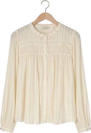 Circle Of Trust Luca Blouse - Dames - Blouses - Wit - M - Katoen - Overhemden