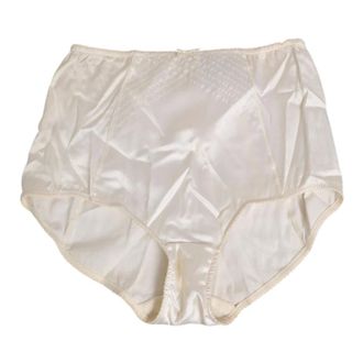 Dolce & Gabbana Bottoms, female, White, Size: S High Waist Girdle Panty