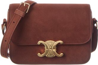 Celine Celine Teen Triomphe Leather Shoulder Bag