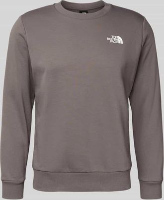 The North Face Sweatshirt mit gerippten Abschlüssen in Graphit, Größe XXL