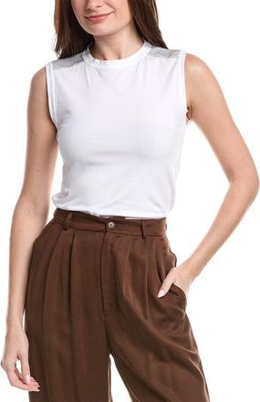 Brunello Cucinelli Ball Chain Shoulder Tank