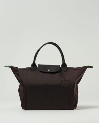 Longchamp Borsa Le Pliage M Longchamp in nylon e pelle a grana