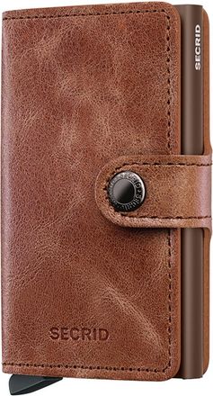 Secrid Miniwallet Vintage in Cognac at Nordstrom