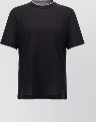 Brunello Cucinelli double-layered crew neck t-shirt