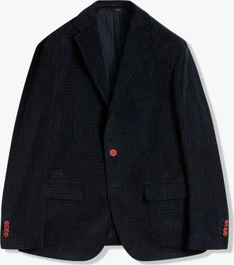 Doppiaa Aabenzio Single-breasted Jacket With Patch Pockets