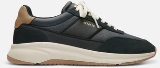 Axel Arigato Genesis Neo Leather Runner in Off Black/tan at Nordstrom, Size 10.5