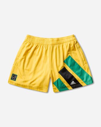 adidas Brain Dead x Disney Football Shorts Bold Gold