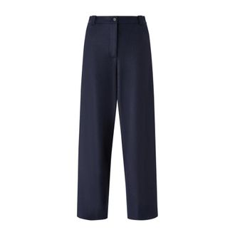 Pinko Pinko - Zagarese Pantalone Flanella - Dames - Broeken - Blauw - Maat: XS Flanel