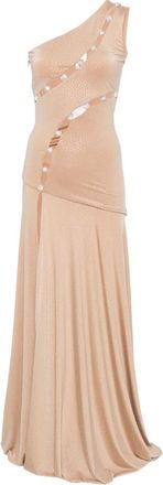 Nissa Abito lungo con decorazione - Toni neutri