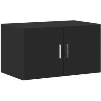vidaXL Vidaxl - Wall Cabinet Black 70x42.5x40 cm Engineered Wood