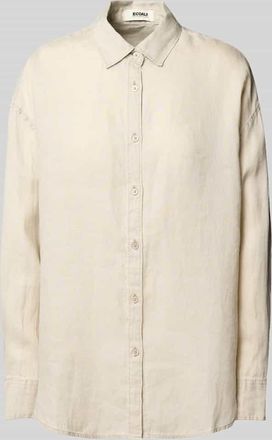 Ecoalf Hemdbluse aus reinem Leinen Modell DARIAALF in Beige, Gr&ouml;&szlig;e XL