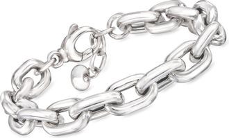 Ross-Simons Italian Sterling Silver Chunky Cable-Link Bracelet