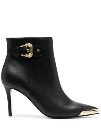 Versace Jeans Couture Scarlett 90mm ankle boots - women - Other fibres - 37 - Black