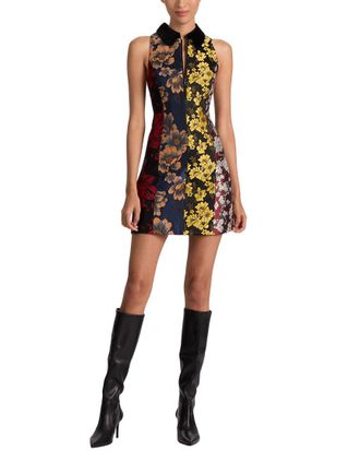 Alice & Olivia Alice + Olivia Velia Collared Mini Dress
