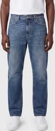Closed Jeans Springdale modello straight in denim di cotone a vita media
