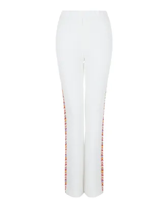 M Missoni Zig Zag Patterned Wide-Leg Pants